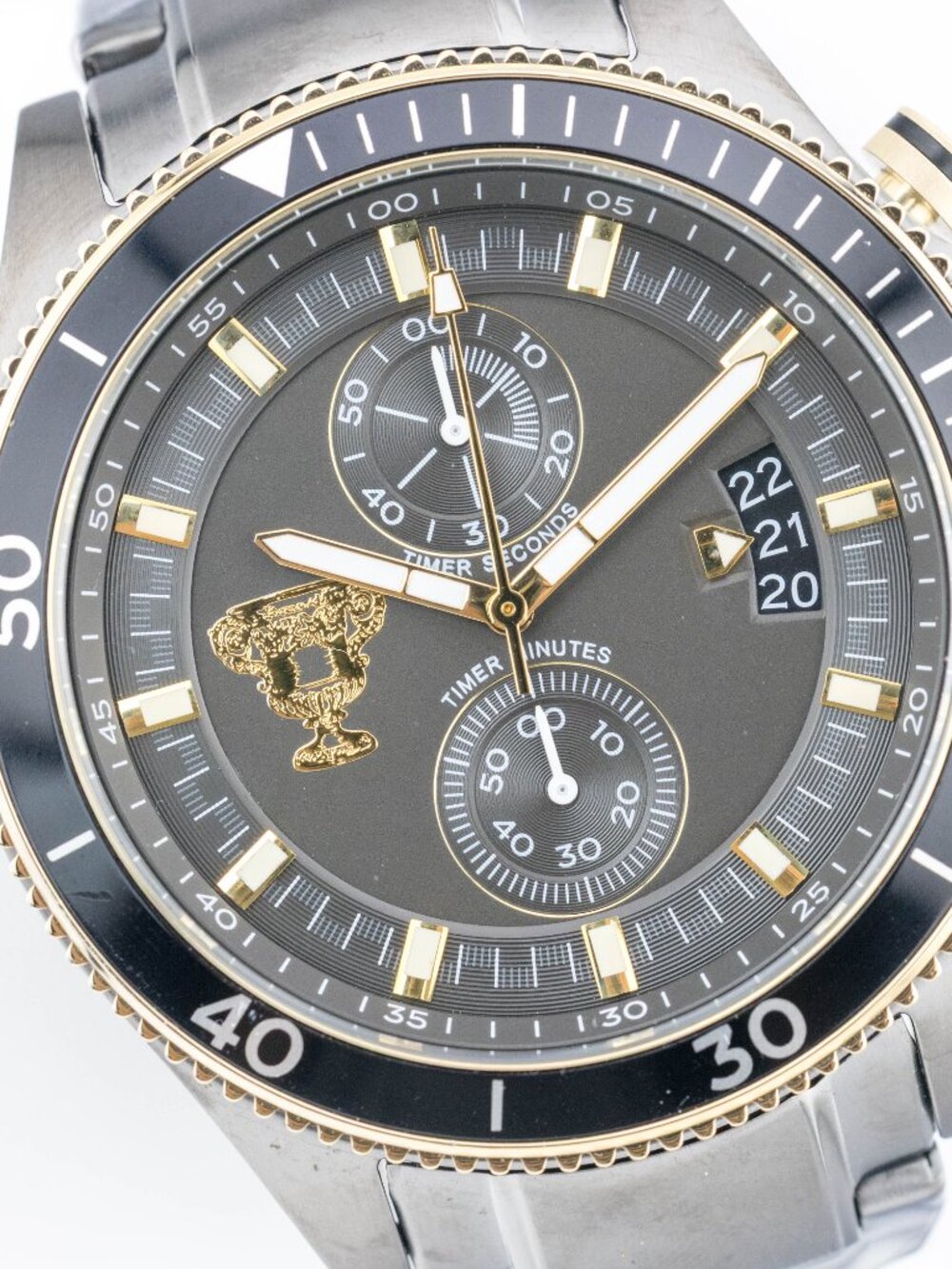 Fossil PR2121 Chronograph Gunmetal NWT Quartz Analog Men's Watch New Battery - Picture 2 of 9